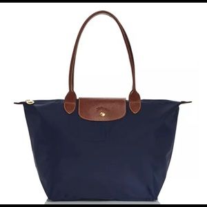 Longchamp Bag Large Navy color blue